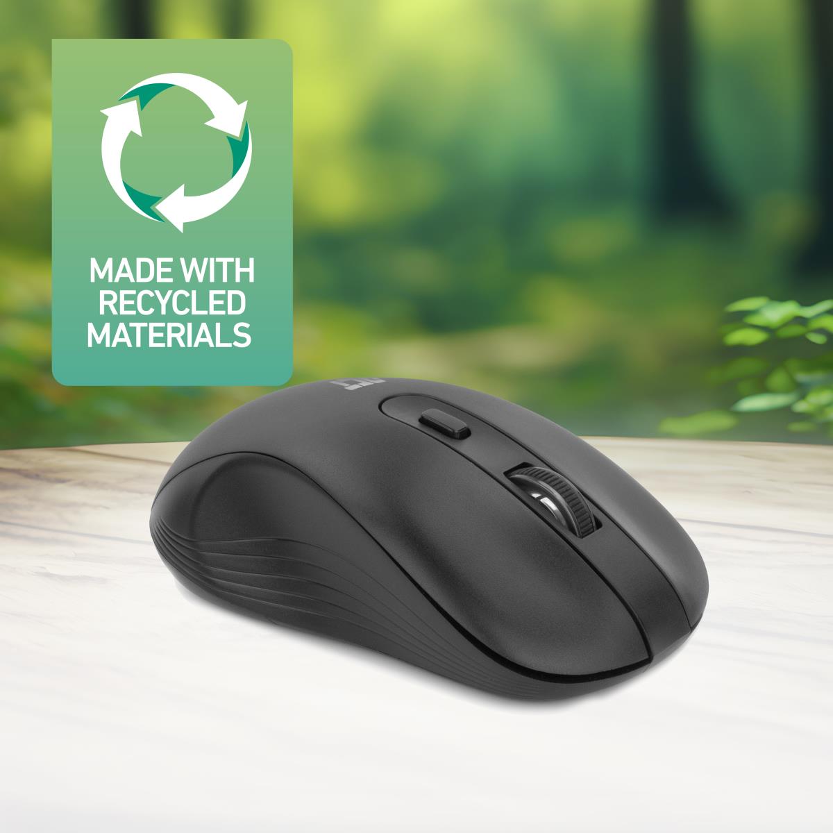 Wireless Mouse USB Nano Receiver 1000 dpi Black