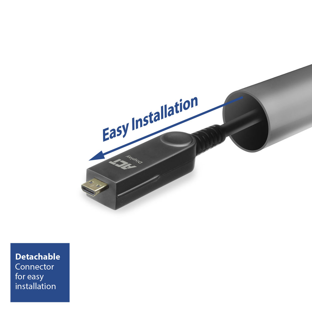 DisplayPort 1.4 Active Optical Cable 8K with Detachable Connector DisplayPort Male - DisplayPort Male 20m