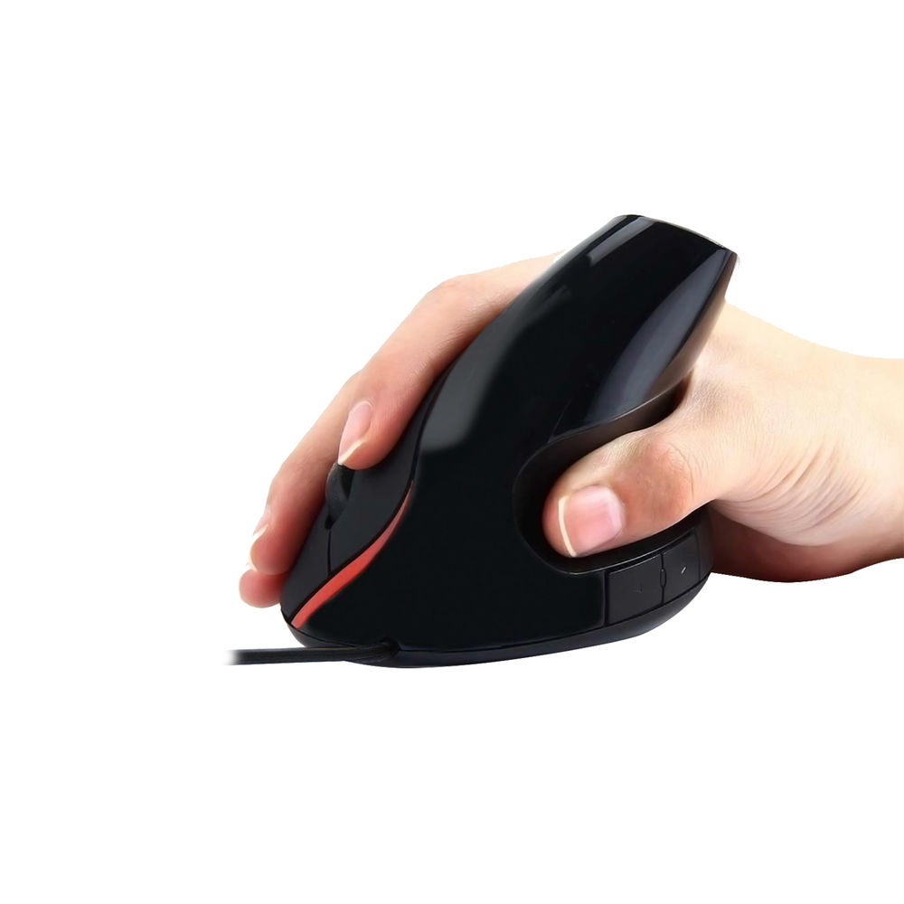 Vertical Mouse USB-a Ergonomic 1000 Dpi Black