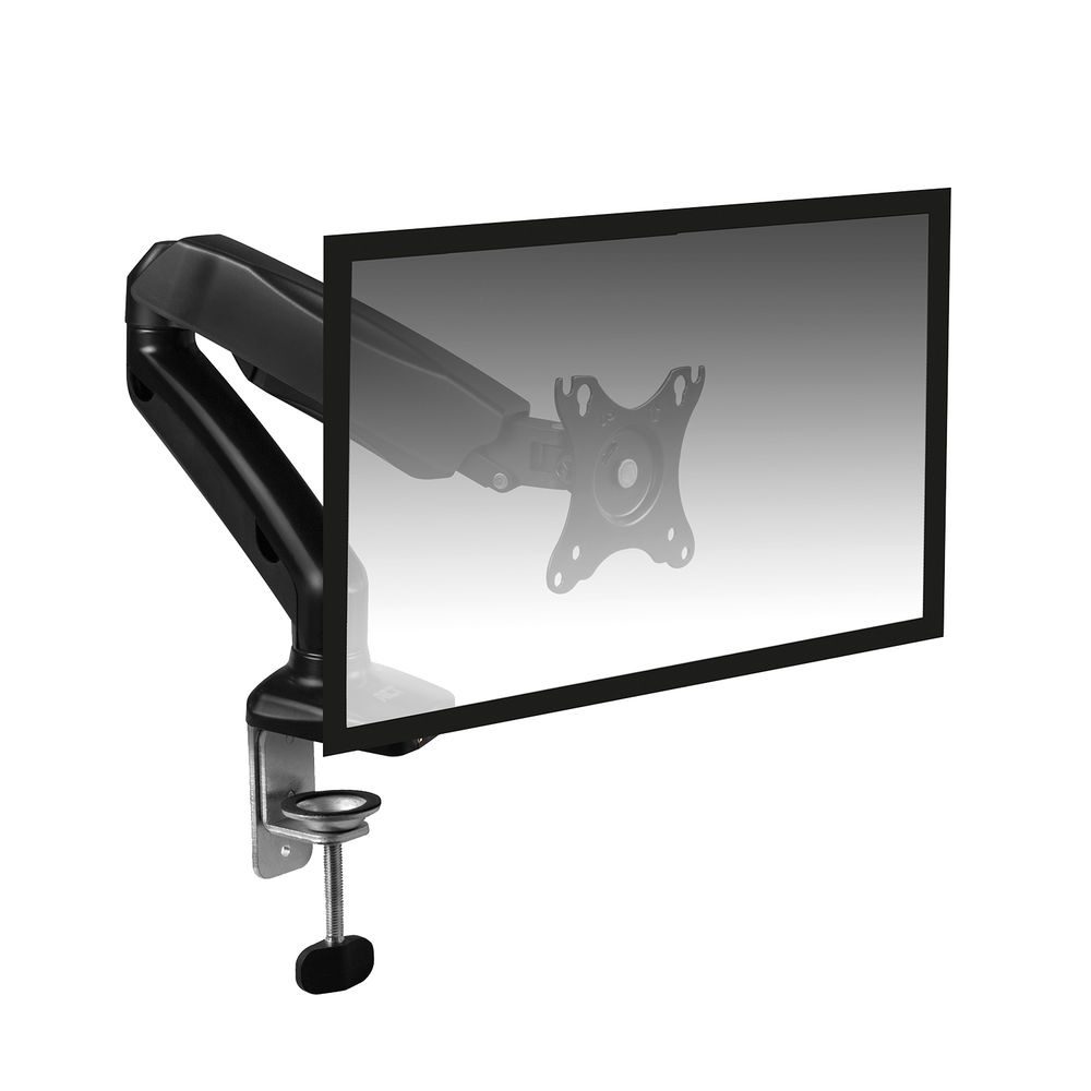 Monitor Desk Mount With Gas Spring 1 Screen Up To 32in With Vesa