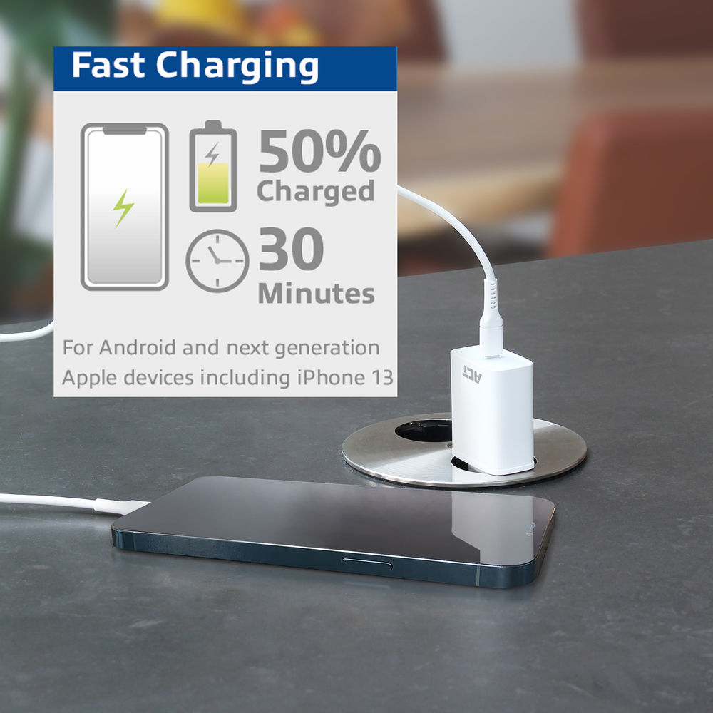 USB-c Charger 1-port 20w Power Delivery White