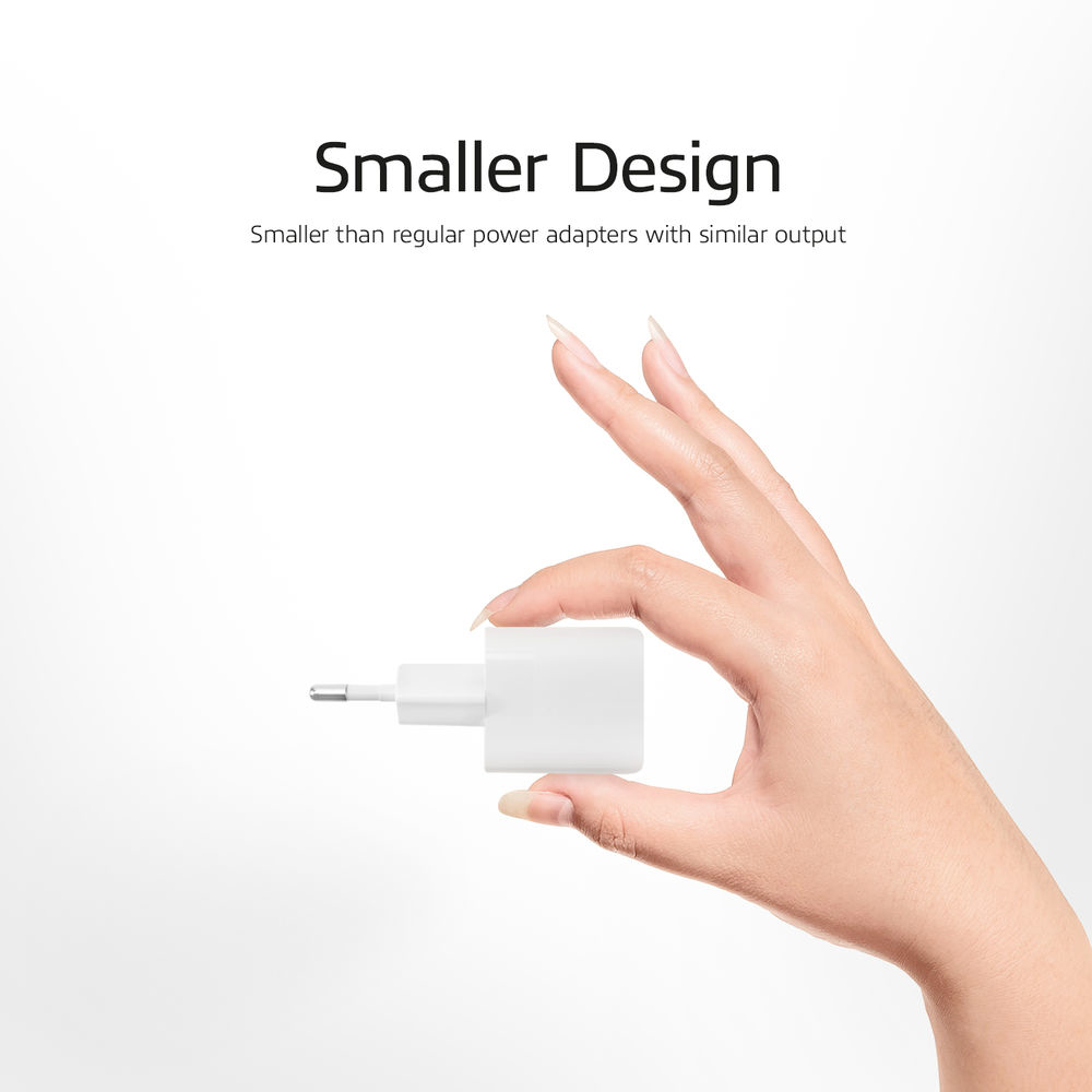 Compact USB-c Charger 33w With Power Delivery And Ganfast