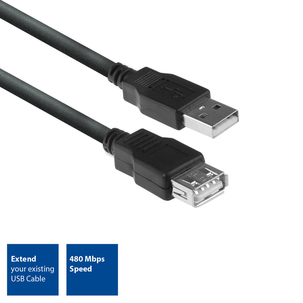 USB 2.0 Extension Cable A Male - A Female 3m