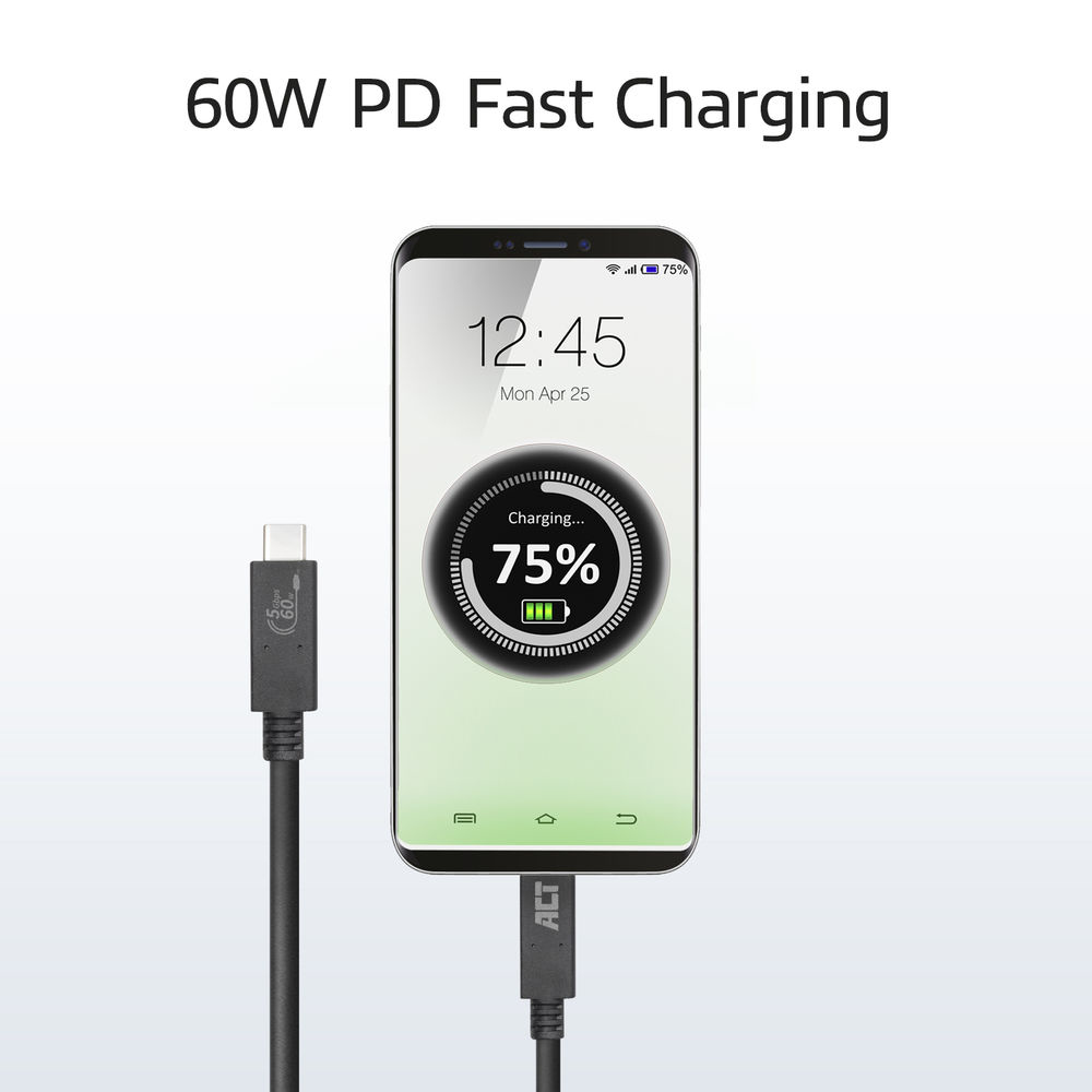 USB 3.2 Gen1 Connection Cable C Male - C Male 2m