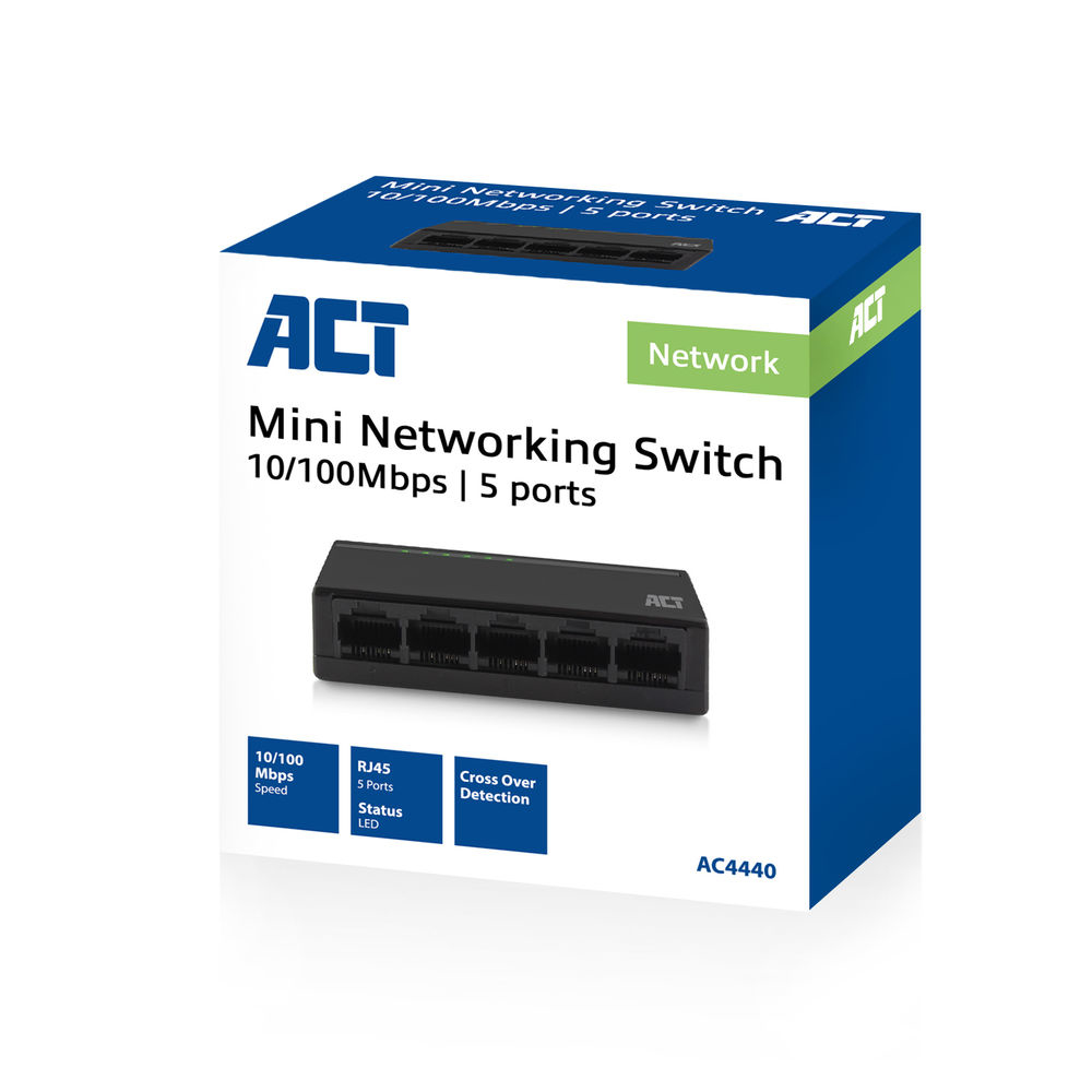 Mini Network Switch 5-port 100 Mbps