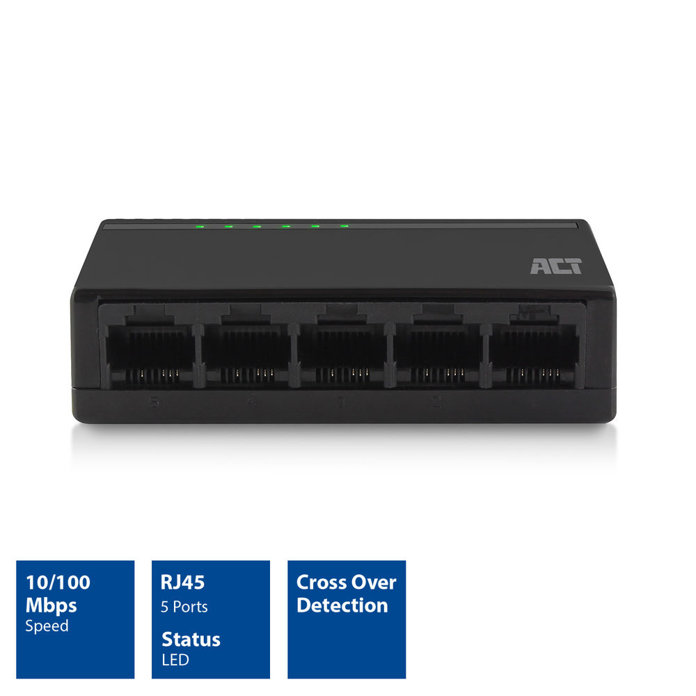 Mini Network Switch 5-port 100 Mbps