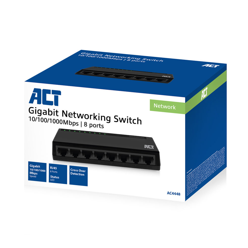 Network Switch 8-Port Gigabit