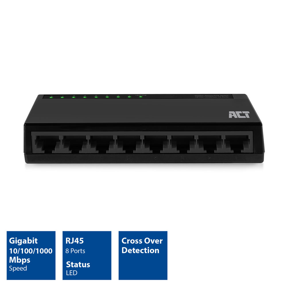 Network Switch 8-Port Gigabit