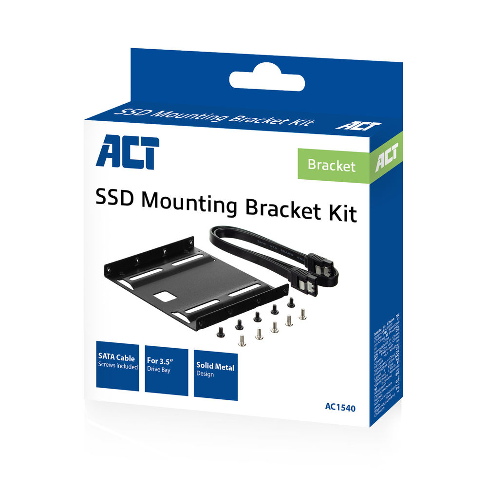 2.5in to 3.5in HDD/SSD Bracket incl. SATA Cable
