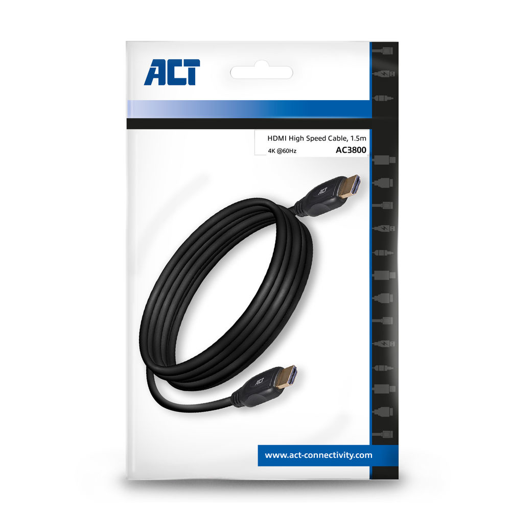 Hdmi High Speed Video Cable Hdmi-a Male - Hdmi-a Male 1.5m