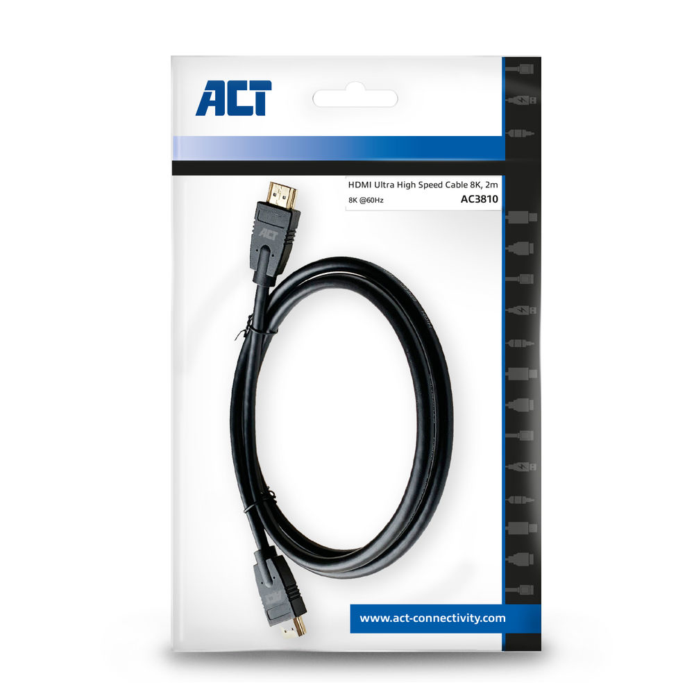 HDMI 8K Ultra High Speed Cable HDMI-A Male - HDMI-A Male 2m