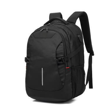 Global Backpack 15.6in Black With USB Charging Port