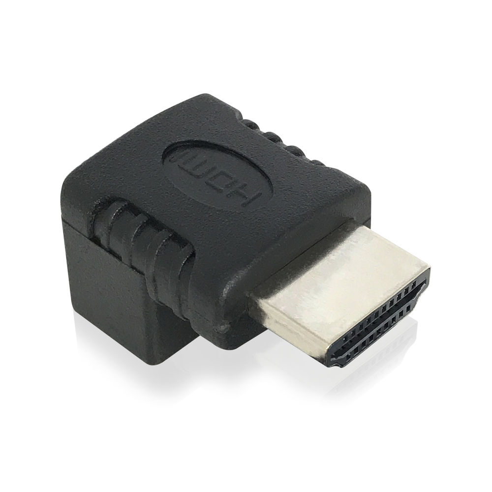 HDMI Adapter HDMI-A Male - HDMI-A Female Angled 90 Down