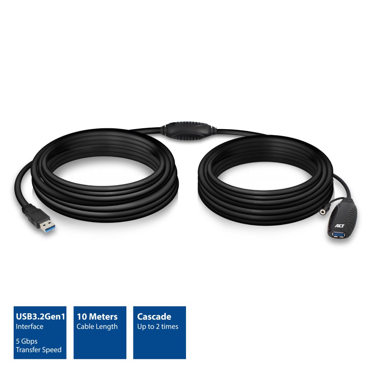 USB signal booster Extension USB A Male TO USB A Female 10m