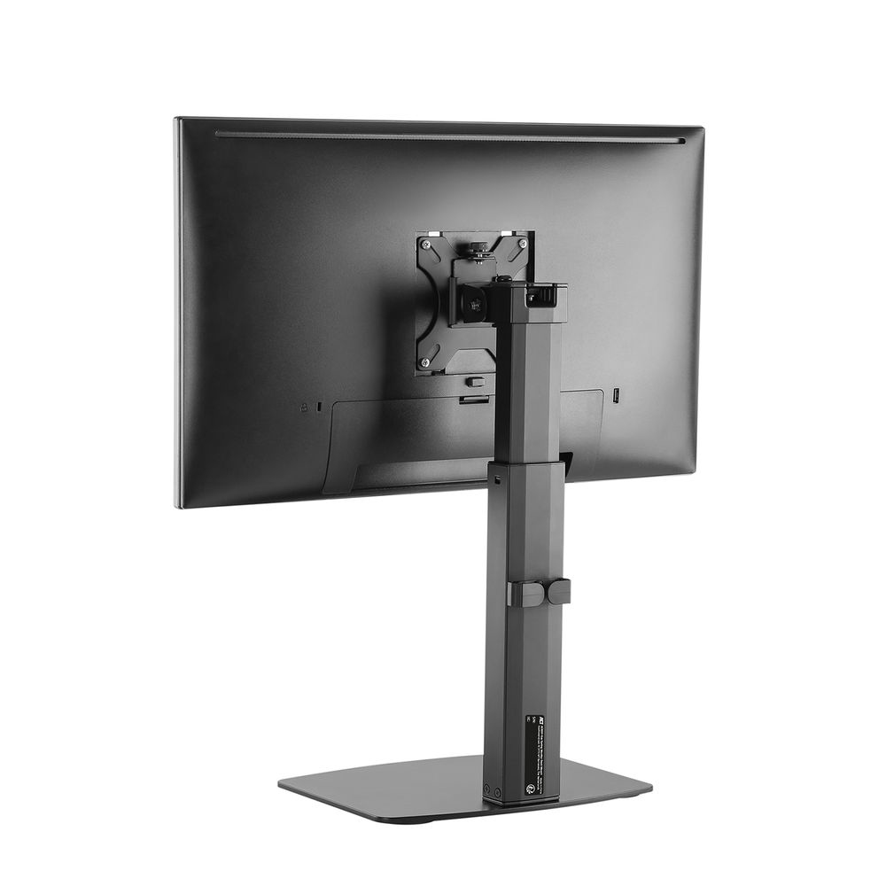 Free Standing Gas Spring Monitor Arm Office