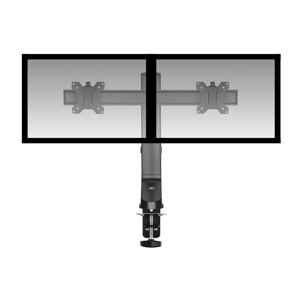 Dual Monitor Arm Office Quick Height Adjustment
