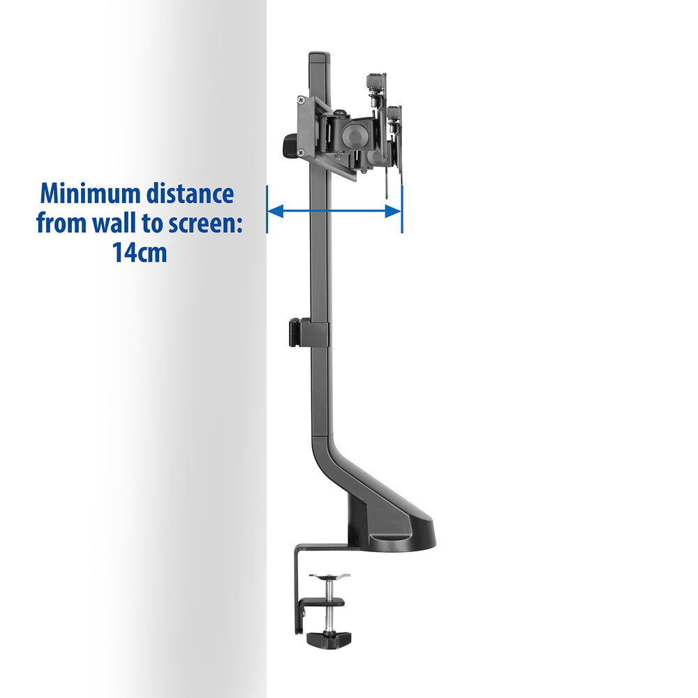 Dual Monitor Arm Office Quick Height Adjustment