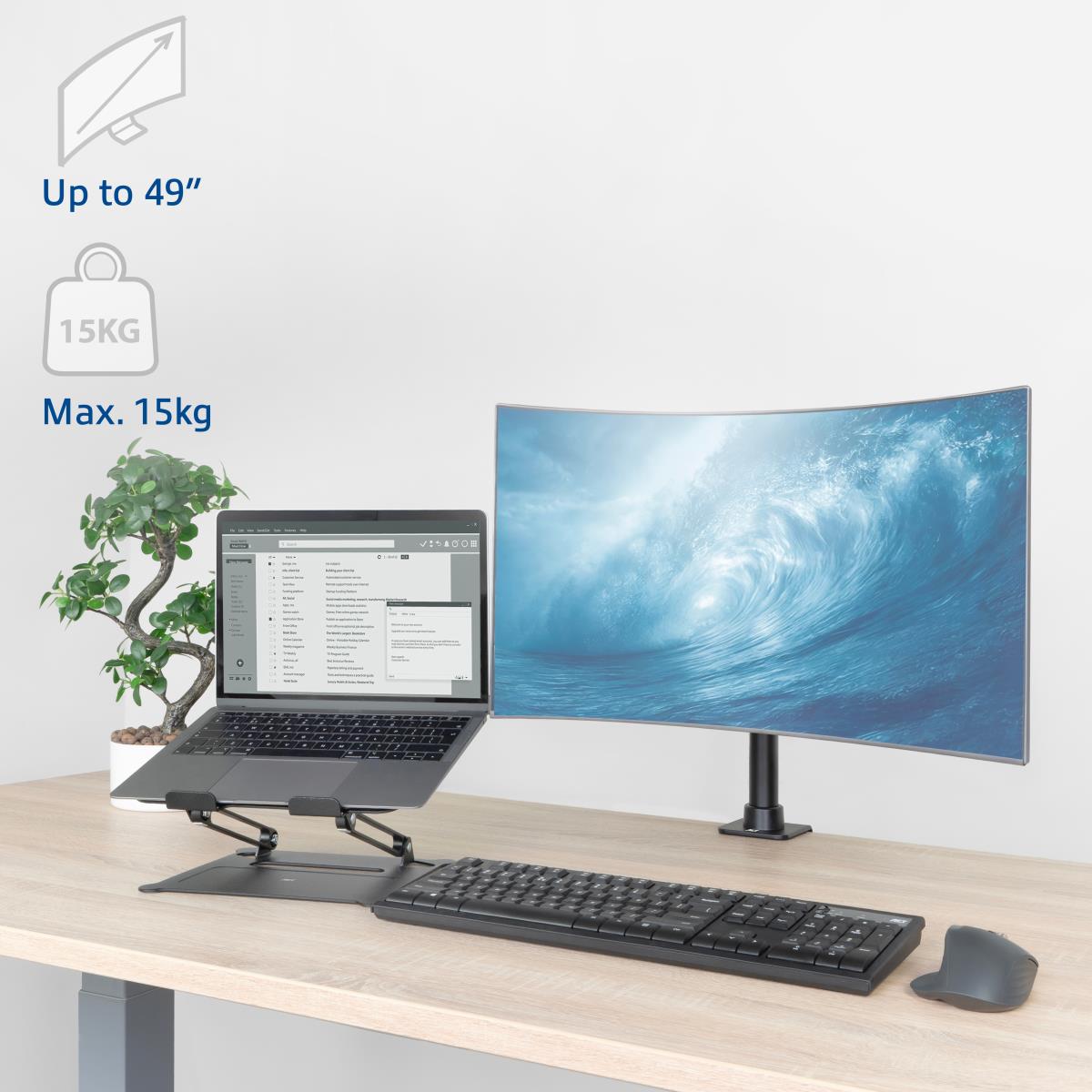 Single Monitor Arm Office Solid Pro