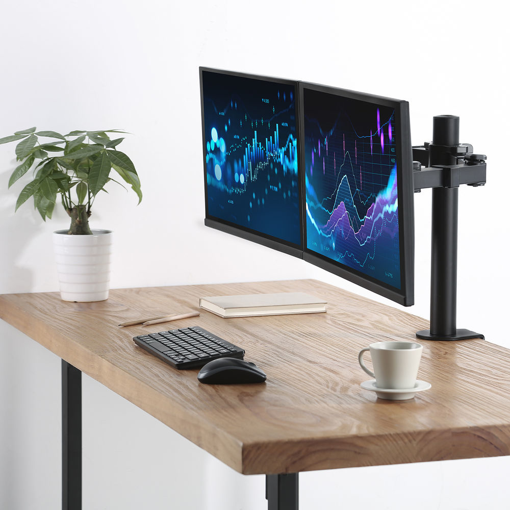 Dual Monitor Arm Office Solid Pro