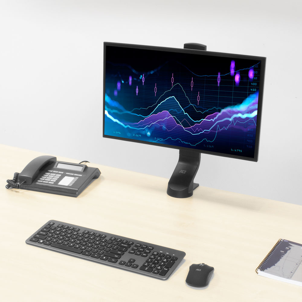 Single Monitor Arm Office Quick Height Adjustment