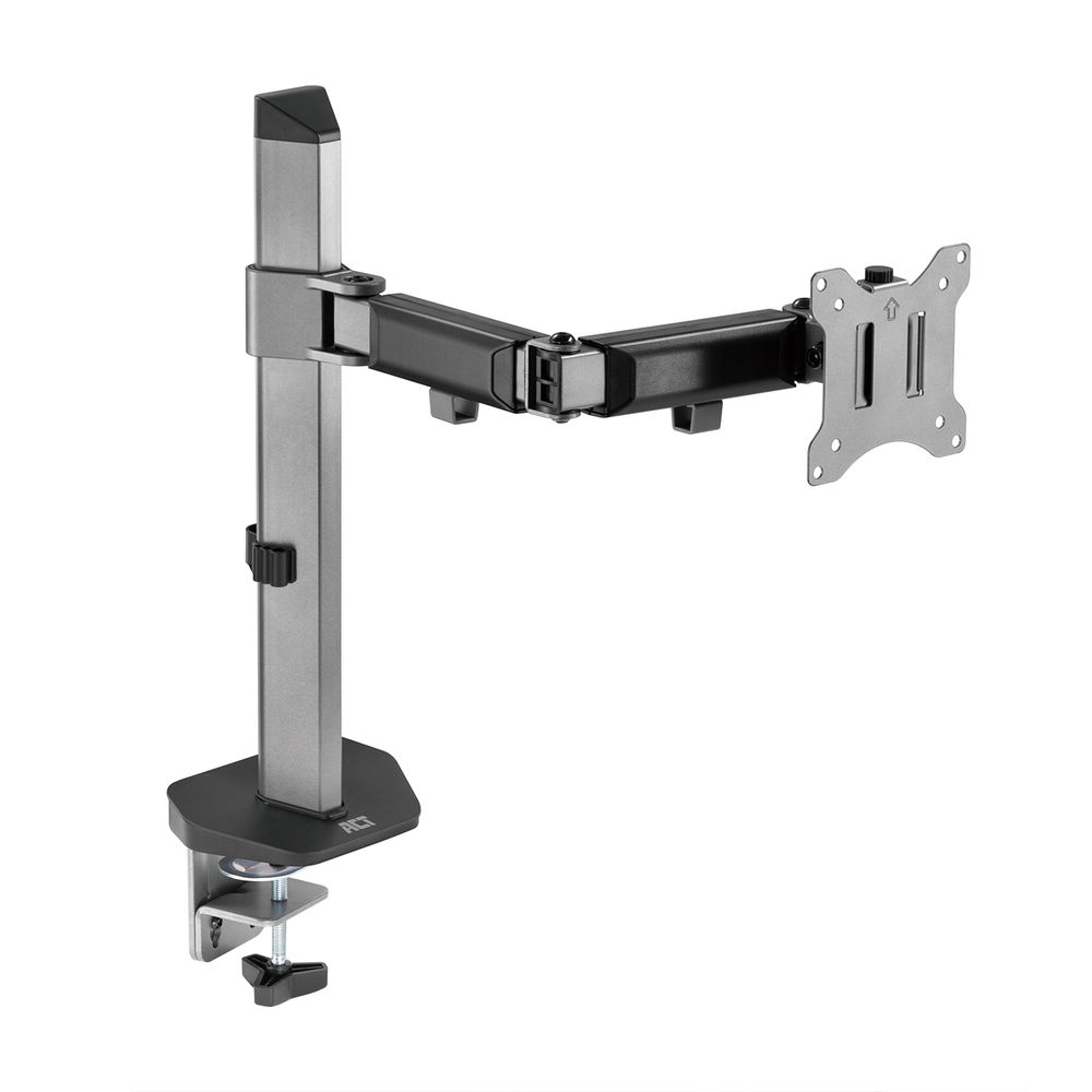 Single Monitor Arm Office, Silver
