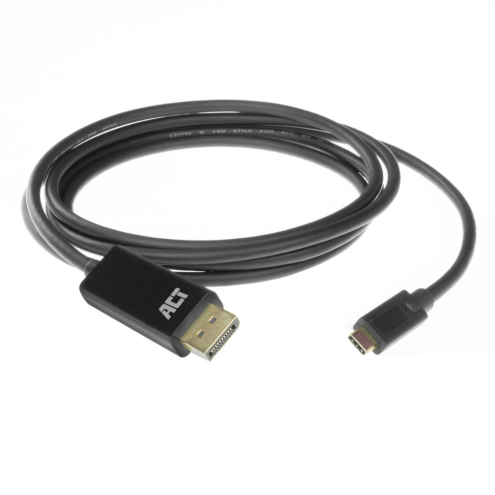 USB-C to DisplayPort male Cable 2.0m 4K 60Hz