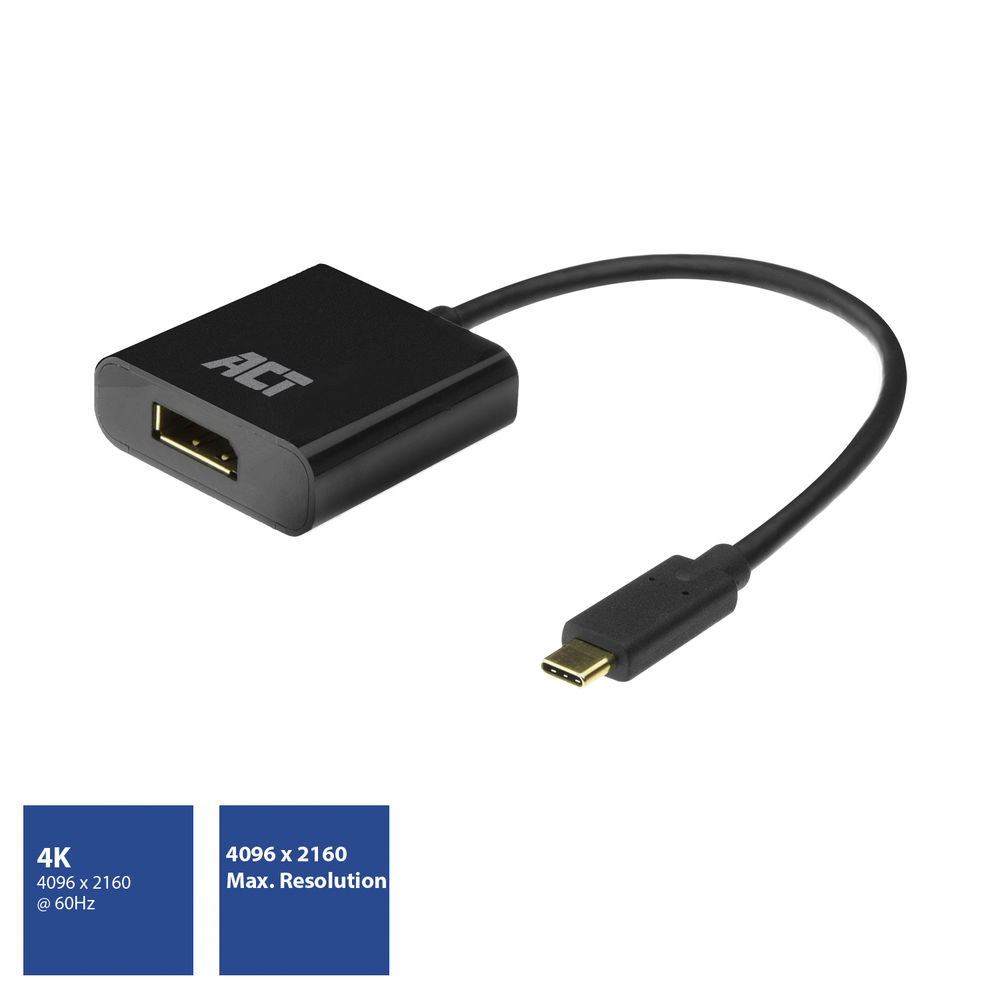 USB-C to DisplayPort Female Adapter 4K