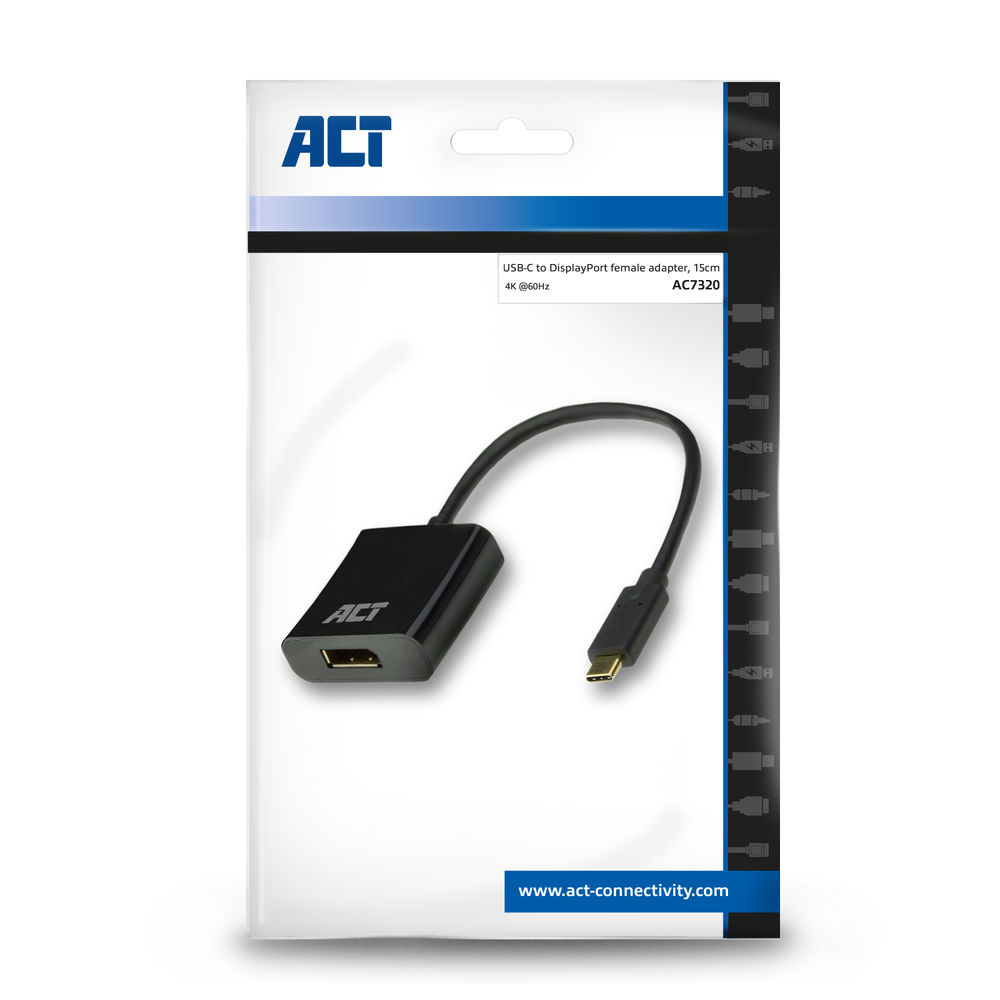 USB-C to DisplayPort Female Adapter 4K
