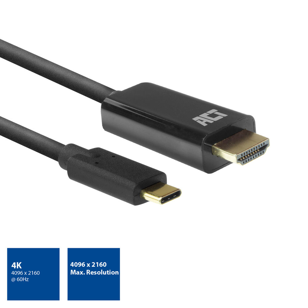 USB-C to HDMI Male Connection Cable 4K
