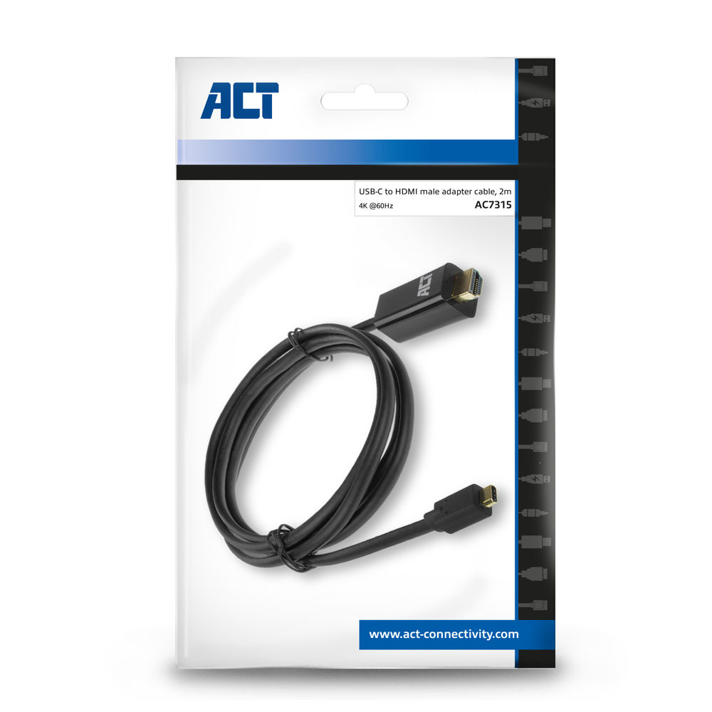 USB-C to HDMI Male Connection Cable 4K