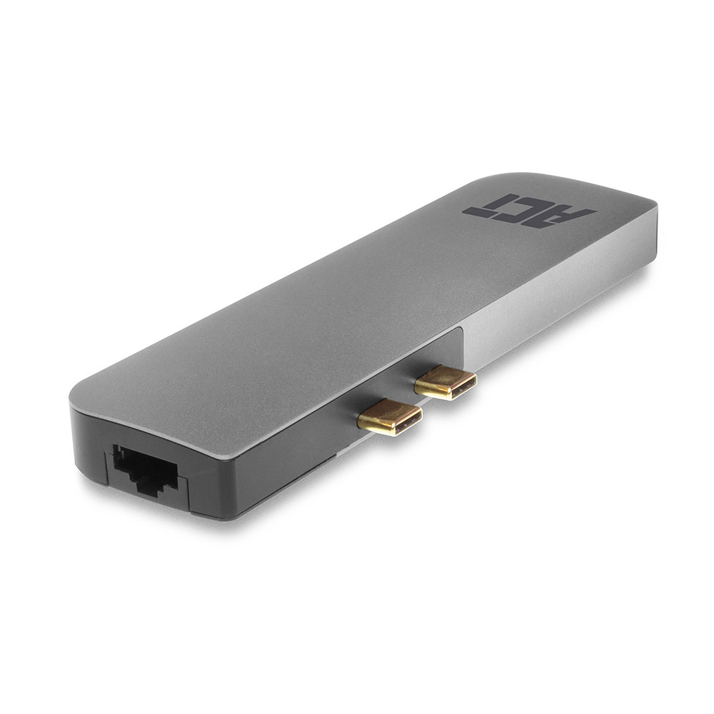 USB-c Thunderbolt 3 To Hdmi Female Multiport Adapter 4k, Ethernet, USB Hub, Card Reader, Pd Pass Through