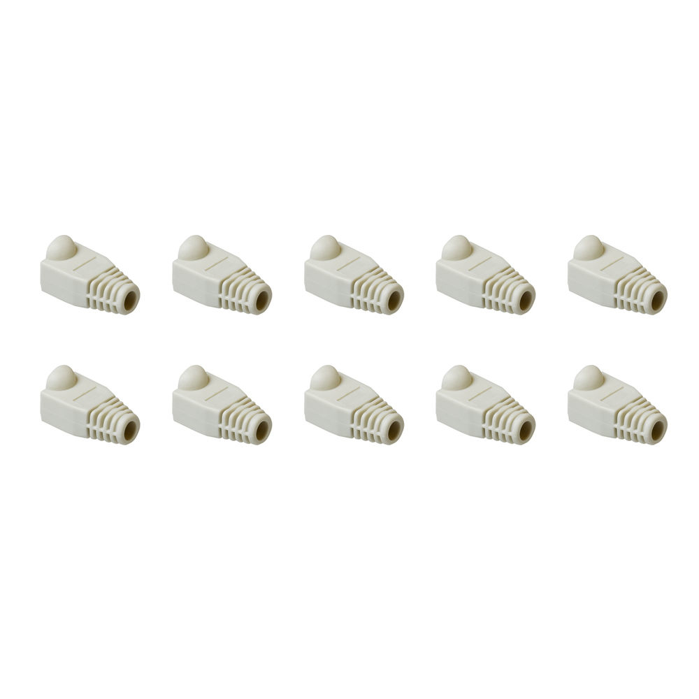 Utp Cable Boots Rj45 10-pk Grey