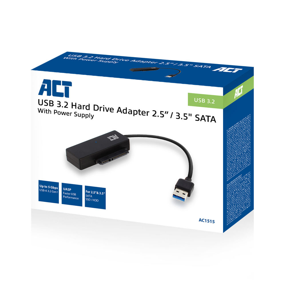 2.5in and 3.5in SATA HDD SSD to USB 3.1 Gen1 Adapter Cable