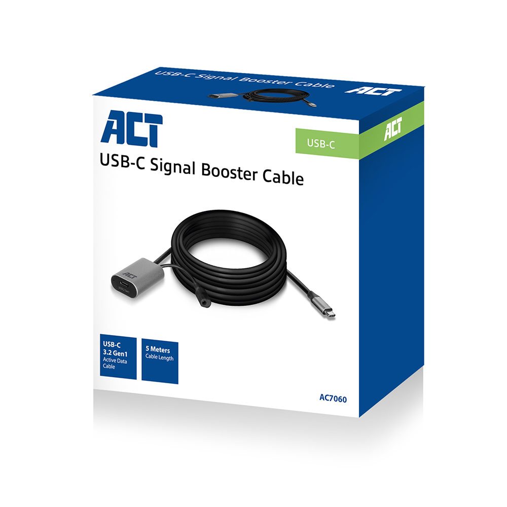 USB-C Extension Signal Booster Cable 5m
