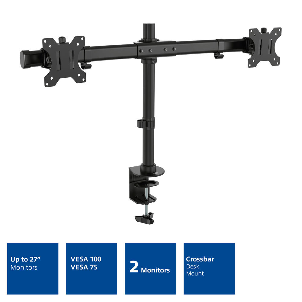 Dual Monitor Arm Crossbar
