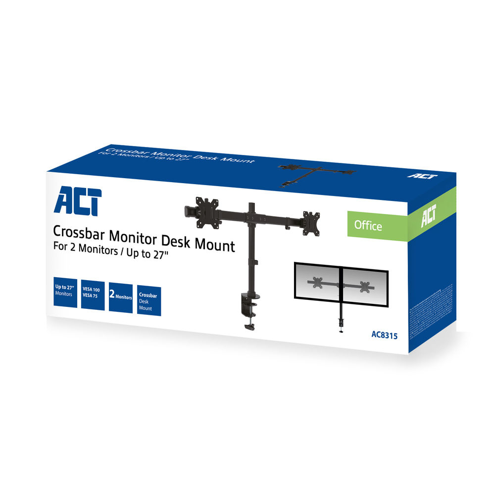Dual Monitor Arm Crossbar