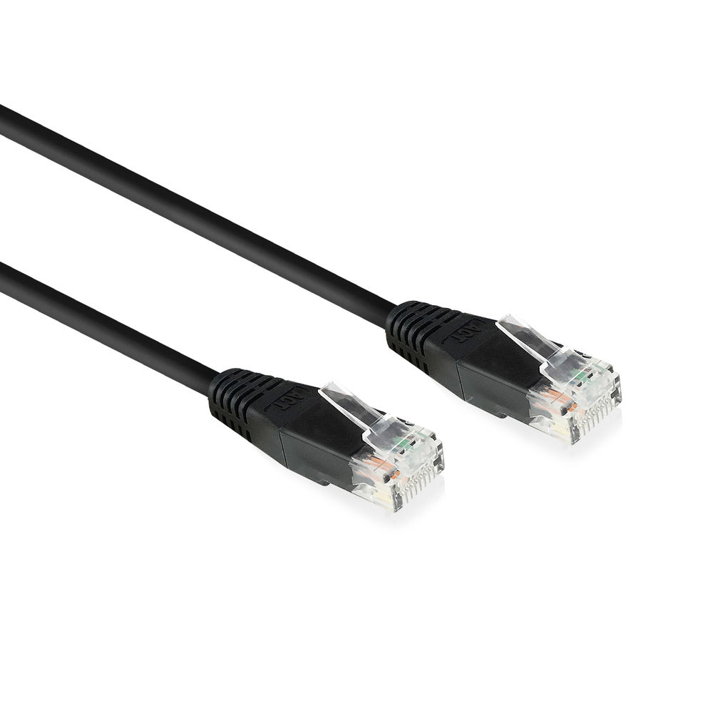 Patch cable - CAT6 - U/UTP - 5m - Black