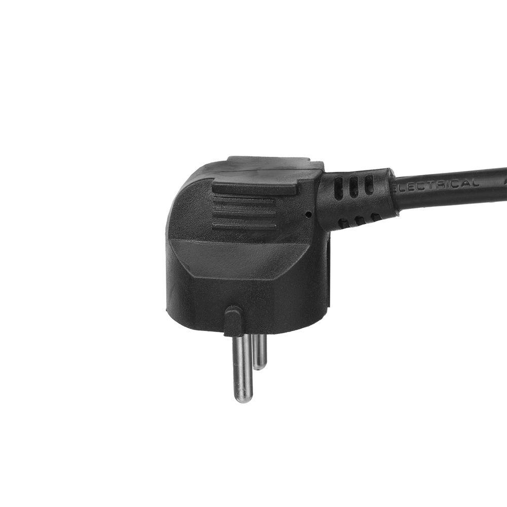 Power Strip 6 Sockets 3m Black