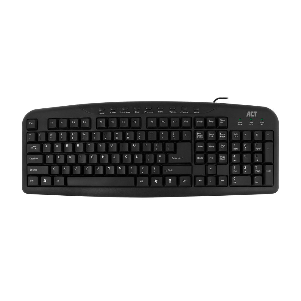 Multimedia Keyboard USB Qwerty US/Int'l