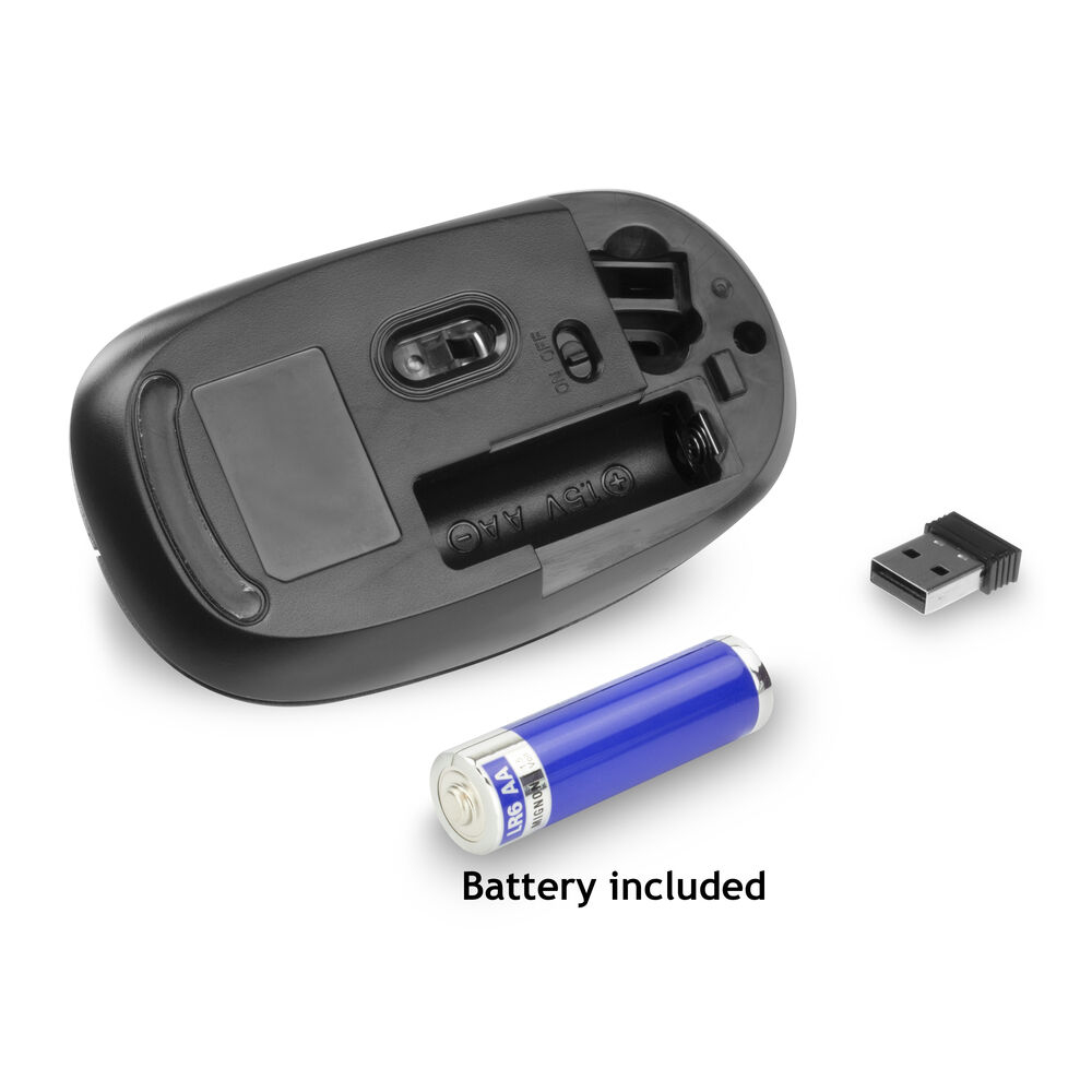 Wireless Mouse Black 800/1000/1200dpi