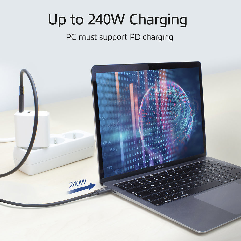 USB4 20Gbps Connection Cable C Male - C Male 1m