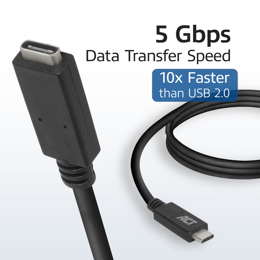 USB 3.2 Gen1 Extension Cable C Male - C Female 2m