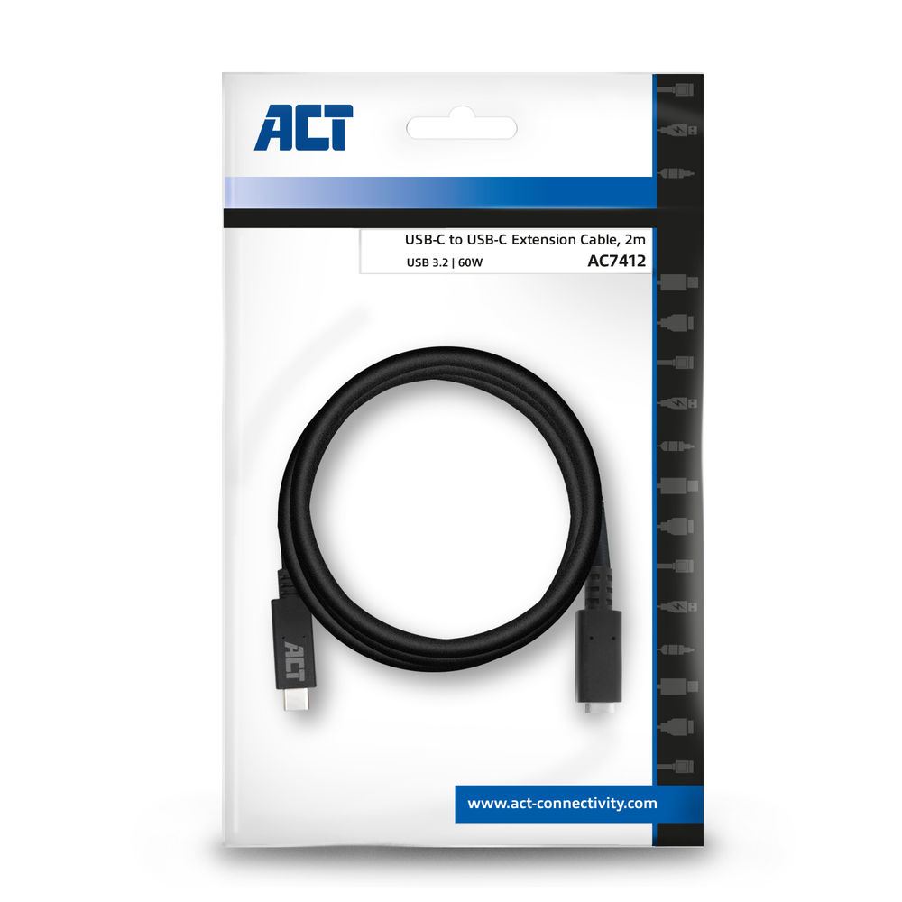 USB 3.2 Gen1 Extension Cable C Male - C Female 2m