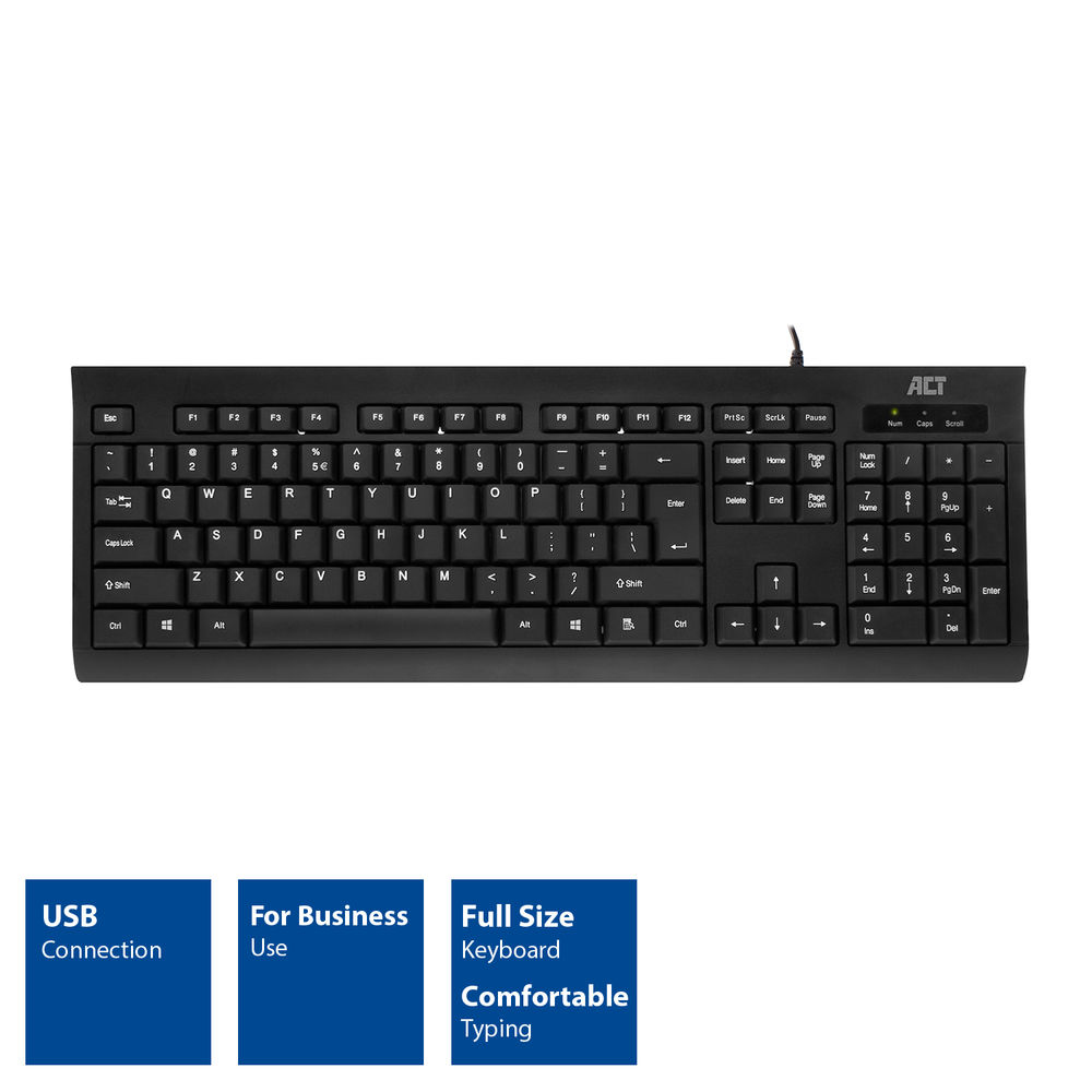 Business keyboard USB Qwerty US/Int'l