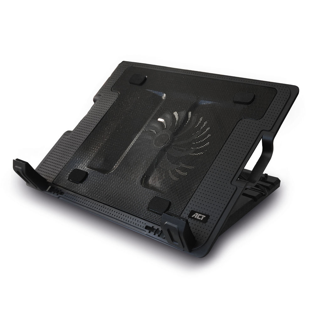 Laptop Stand With Fan 5 Positions Height Adjustable 2-port Hub