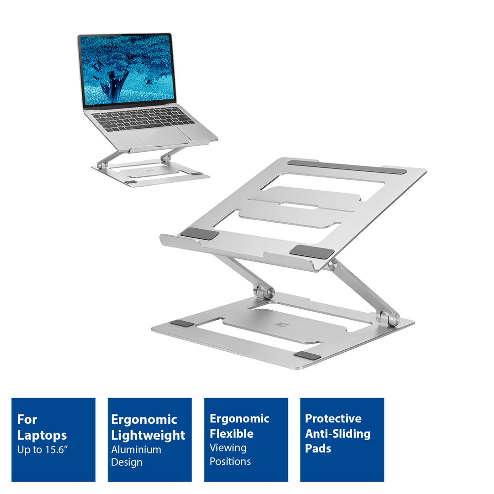 Foldable Laptop Stand Aluminium Stepless Height Adjustable