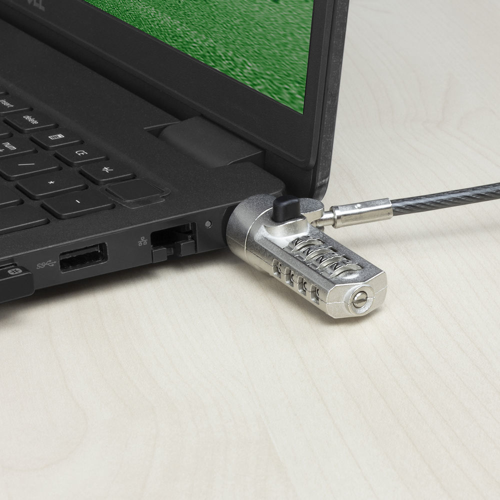 Wedge Laptop Lock With Combination Lock