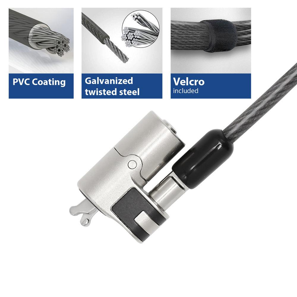 Wedge Laptop Lock With Keys