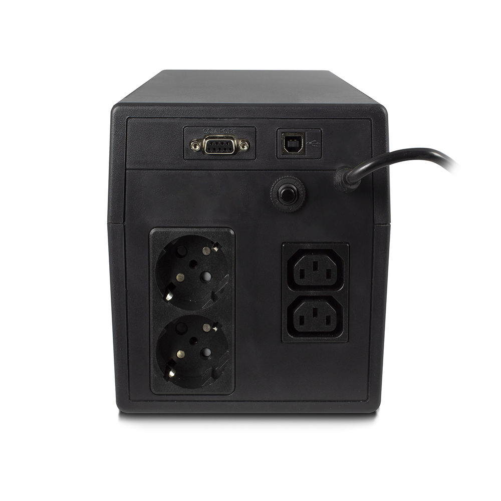 UPS 1000VA 2x IEC C13 2x Type F Female 1x USB, 1x RS232