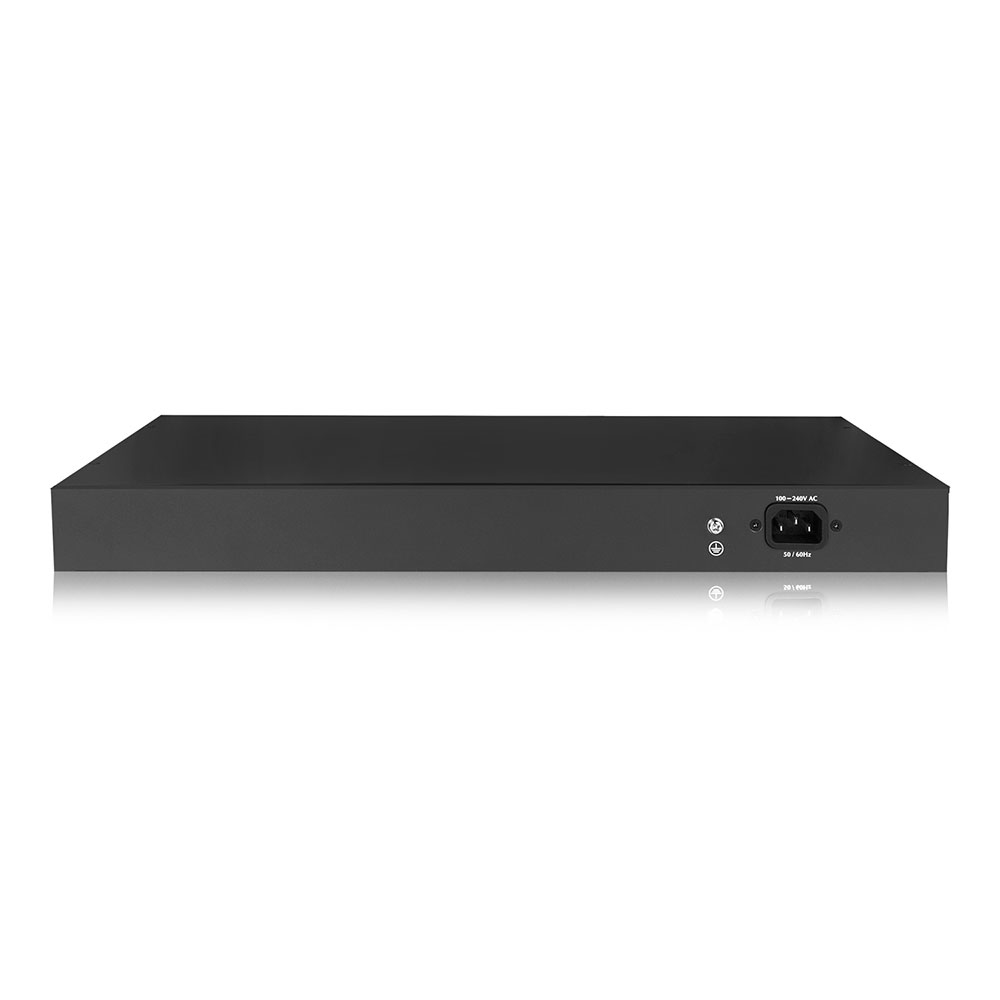 Network Switch - 10/100mbps - 24x Poe+ (30w) Port - 2 Gigabit Combo/uplink Ports For 2 Uncoded Sfp Modules 19in Mountable